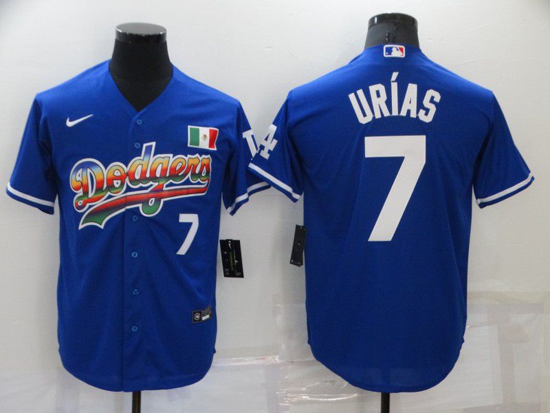 Men Los Angeles Dodgers #7 Urias Blue Game Nike 2022 MLB Jersey->los angeles dodgers->MLB Jersey